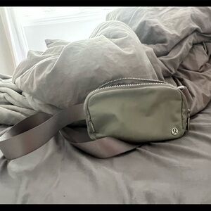 Lululemon light grey belt bag